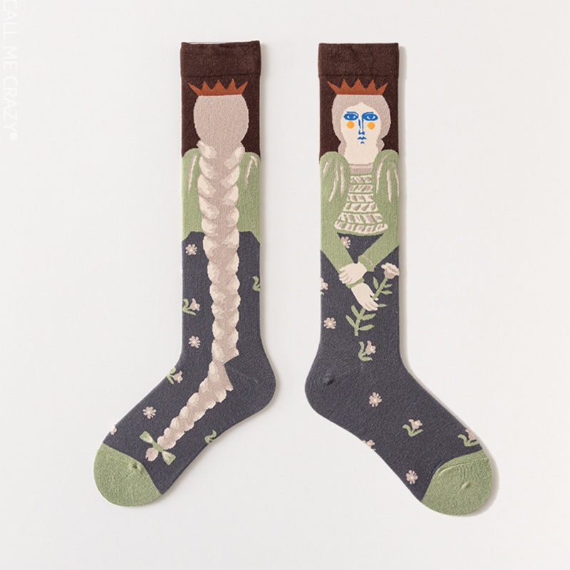 1 Cặp Bông Tai Họa Tiết Hoạt Hình Nghệ Thuật Trừu Tượng Dễ Thương