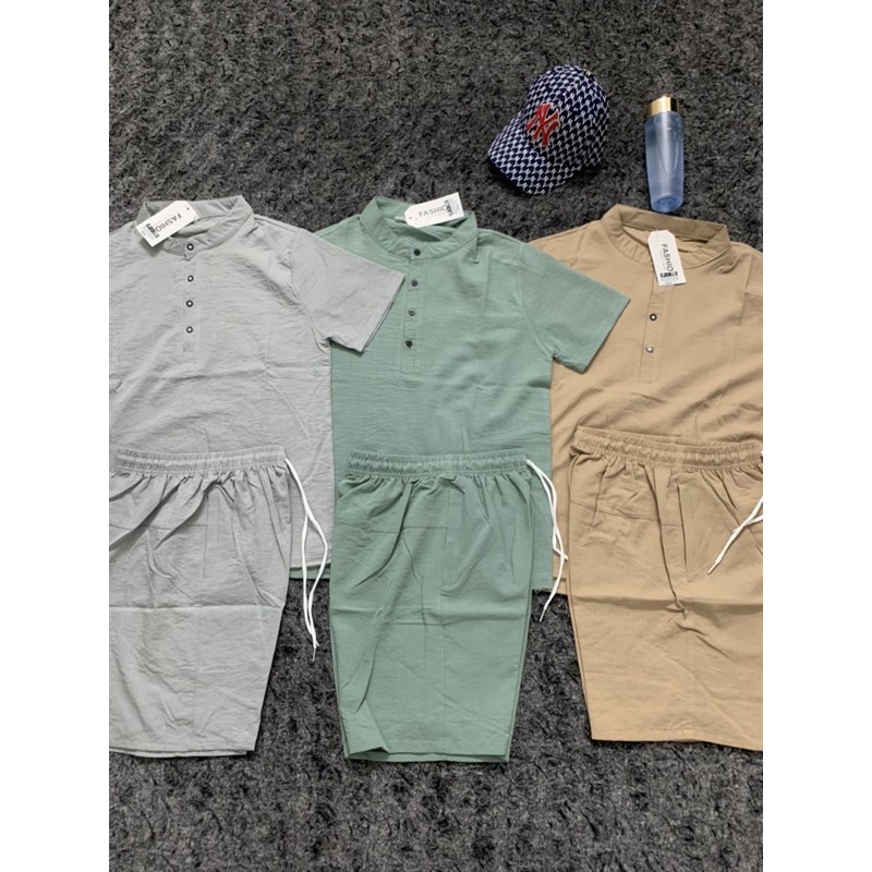 Bộ đũi nam -Bộ đũi cộc cổ tàu chất liệu cao cấp thoáng mát tạo cảm giác thoải mái cho mặc vào mùa hè New2_Shop | BigBuy360 - bigbuy360.vn