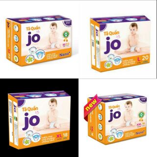 Bỉm Quần JO M22/L20/XL18/XXL16