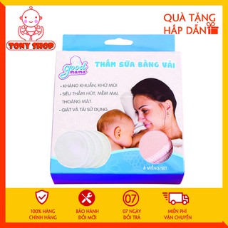 Miếng Lót Thấm Sữa Good Mama ✔Hộp 8 Miếng Giặt Được