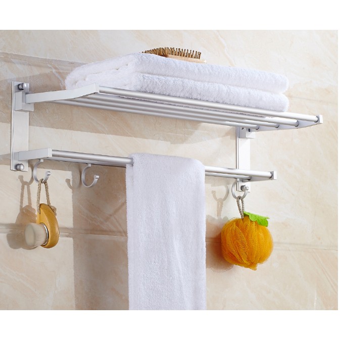 Kệ 2 tầng treo khăn bắt ốc vít