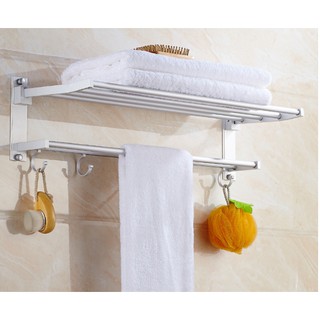 Kệ 2 tầng treo khăn bắt ốc vít