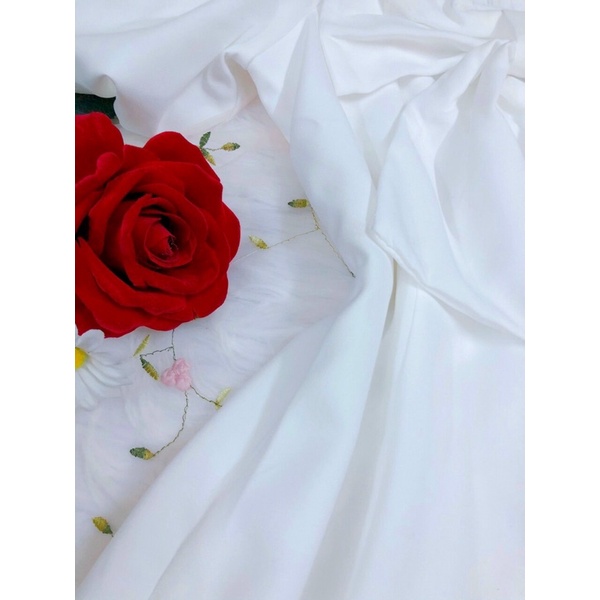 Đầm dự tiệc đầm dạo phố dáng xòe nhẹ tay bồng phối nơ xinh xắn Bibi- BT066