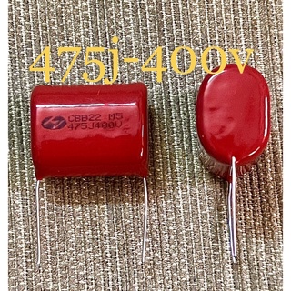 Tụ đỏ cbb22-475j-400v loại tốt giá 5cái 50k