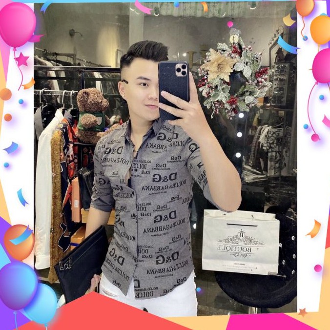 Áo Sơ Mi Nam Chất Lụa Không Nhăn, Không Xù, Dáng Ôm Body,Hit Hót (ảnh kèm video) Thời Trang Phong Cách Luty Shop ms4921 | BigBuy360 - bigbuy360.vn