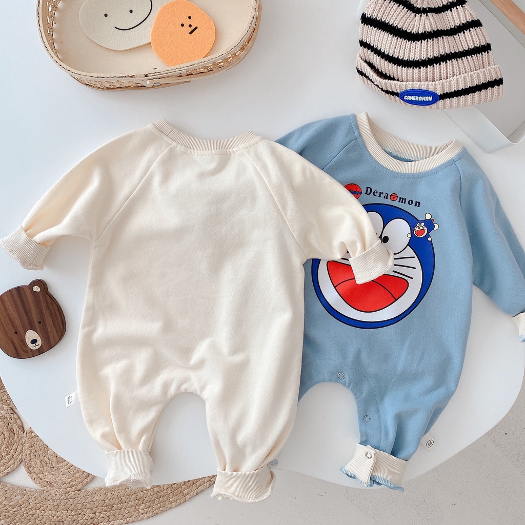 Spring Autumn Baby Girls and Boys Cute Cartoon Printing Romper