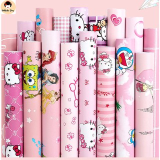 Cuộn 10m giấy dán tường khổ rộng 45cm họa tiết hoạt hình (Nhiều mẫu)