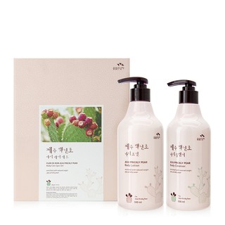 Sữa Tắm Dưỡng Ẩm Làm Mềm Da Giàu Vitamin Chiết Xuất Từ Hoa Xương Rồng Jeju Prickly Pear 500ml (100% Korea)