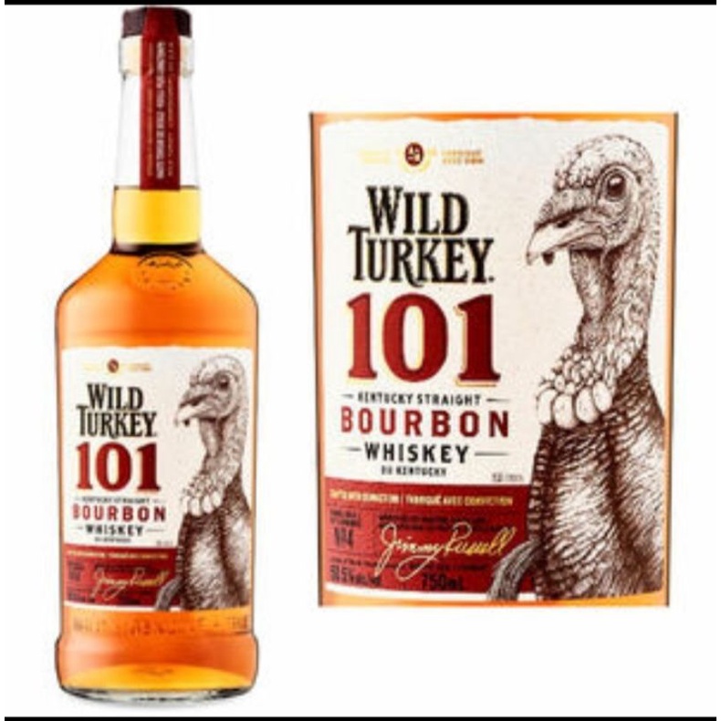 Vỏ chai đựng rượu thủy tinh Wild Turkey xuất xứ Mỹ dung tích 700ml.