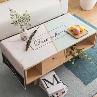 Khăn Trải Bàn Vải Lanh Cotton Màu Tối Phong Cách Bắc Âu
