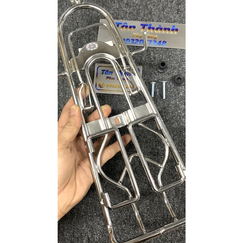 Baga giữa Exciter 135 đời 2011-2014 Inox 10li kèm ốc cao su