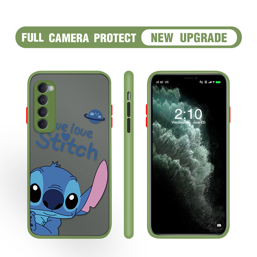 Ốp Điện Thoại Mềm Trong Suốt Chống Sốc In Hình Stitch Hoạt Hình Cho Oppo Reno4 Pro 4G Reno3 Pro 4G Reno 2Z 2F