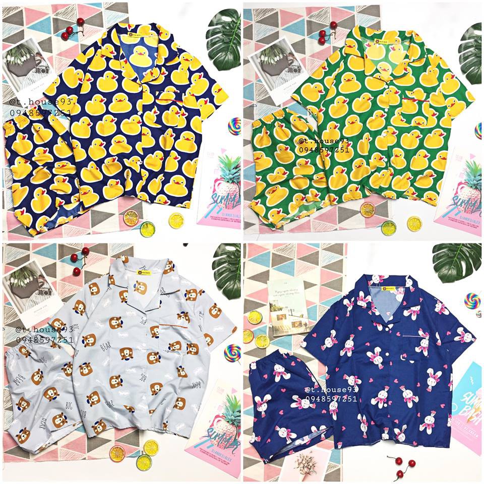 ĐỒ BỘ PIJAMA THÁI CUTE