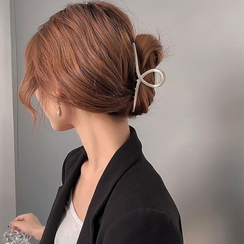 Kẹp Tóc Bằng Kim Loại Phong Cách Hàn Quốc Cho Nữ