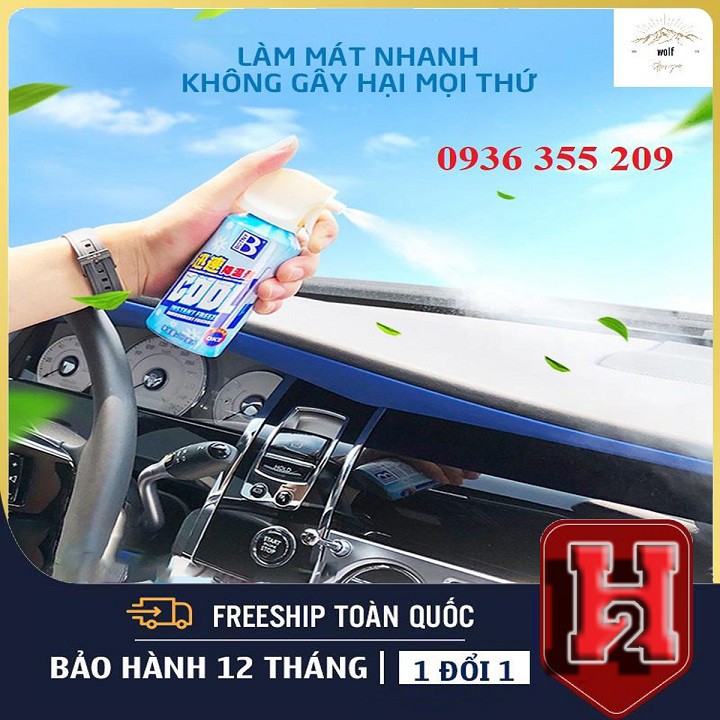 Bình Xịt Lạnh Cơ Thể, Chai Xịt Lạnh Ô Tô, Xe Máy_Dành Cho Mùa Hè Oi Bức❤️FREE SHIP❤️Hạ Nhiệt Nhanh