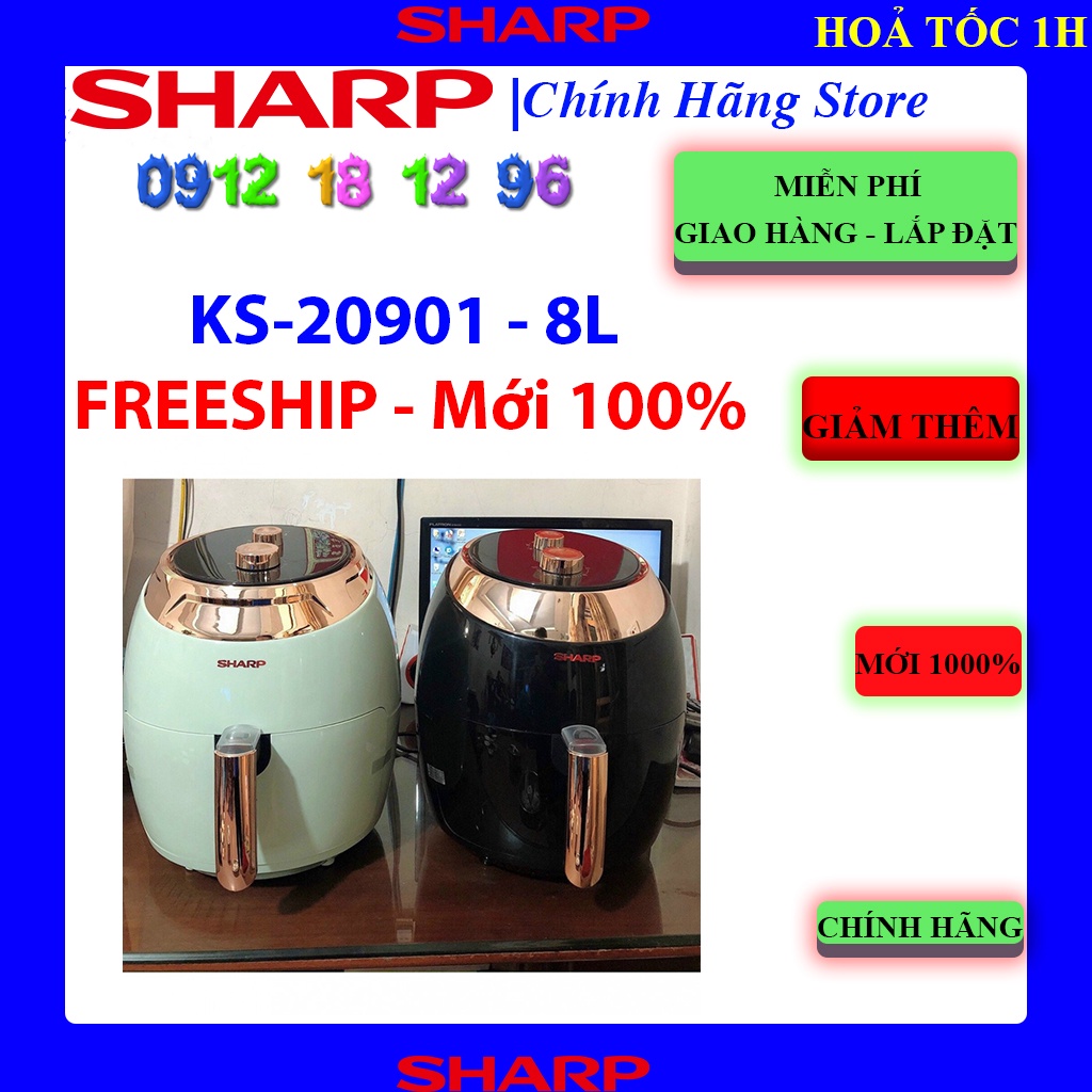 Nồi chiên không dầu Sharp KS-20901 - 8L
