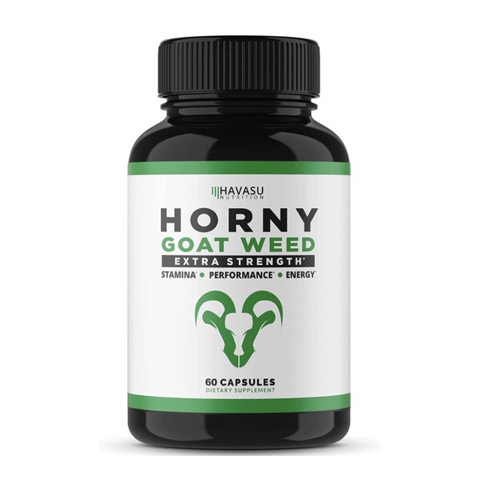 Viên uống tăng cường sinh lý nam nữ Havasu Horny Goat Weed Supplement 60 viên USA