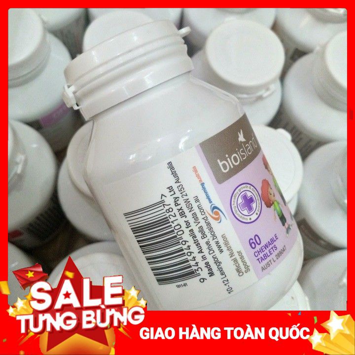 Viên Uống Tăng Chiều Cao Bio Island Lysine Step Up - Hộp 60 Viên