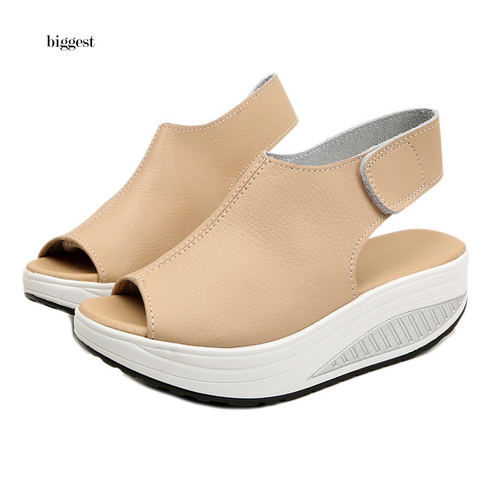 Giày sandal đế xuồng kiểu dáng hợp thời trang dành cho nữ