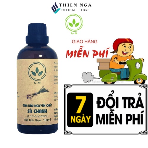 [Giá Dùng Thử] Tinh Dầu Sả Chanh Xông Phòng, Xát Khuẩn Đuổi Muỗi Hiệu Quả Chai 10ml, 50ml, 100ml Tùy Chọn