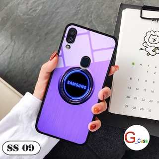 Ốp lưng Samsung Galaxy A40 - in hình 3D Logo điện thoại