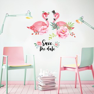 Decal dán tường Chim hạc