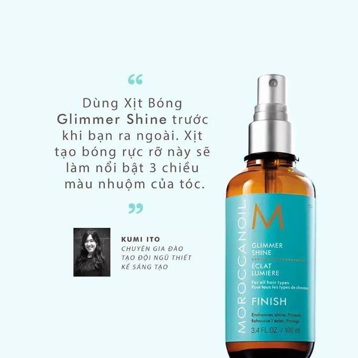 XỊT BÓNG MOROC FINISH GLIMMER SHINE 100ML