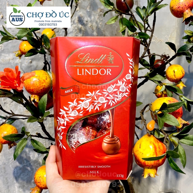 Chocolate sữa LINDT Lindor cao cấp hộp 235g - nhập Úc 🇦🇺