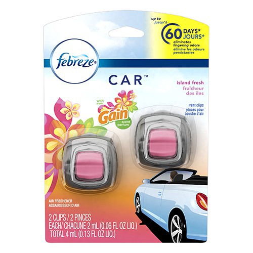 Tinh dầu thơm xe Febreze Auto Vent Clips nhiều mùi