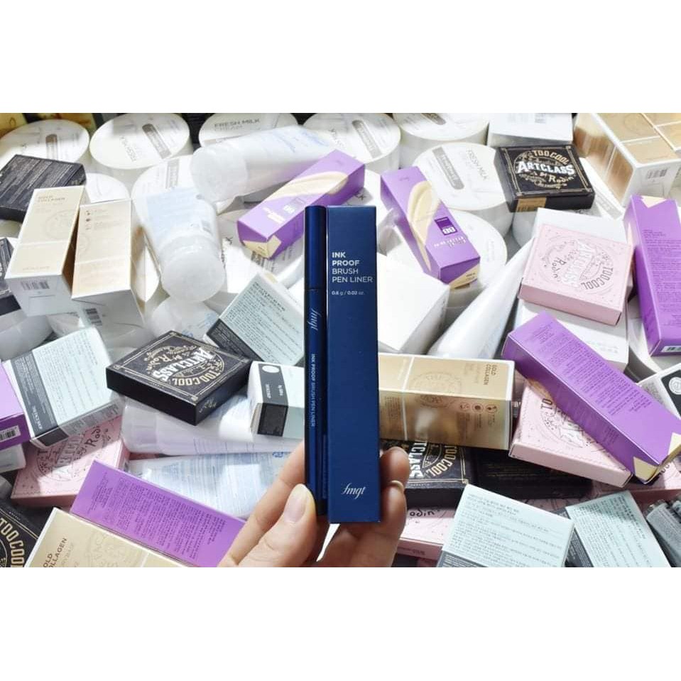 Bút Dạ kẻ mắt Ink THEFACESHOP Proof Brush Pen Liner