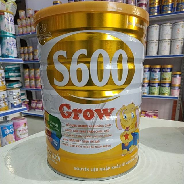 SỮA S600 GROW PHÁT TRIỂN CHIỀU CAO DATE 2022 CHĨNH HÃNG