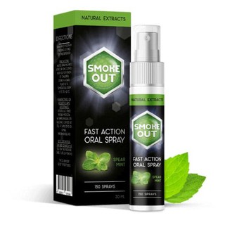 Xịt cai thuốc lá nga Smoke out, xịt cai thuốc lá giảm thèm thuốc lá, giảm ho, khó thở HN13