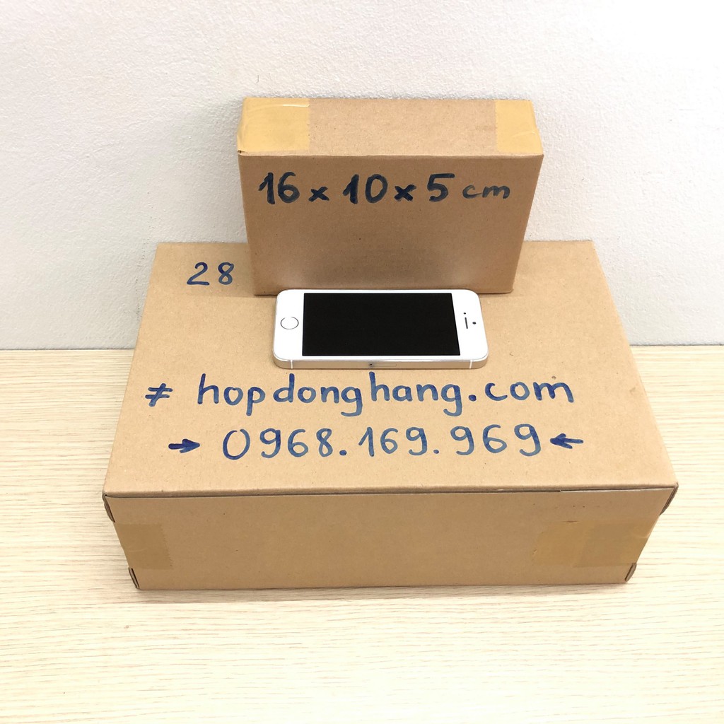 10x5x16 Hộp đóng hàng, hộp giấy carton giá rẻ