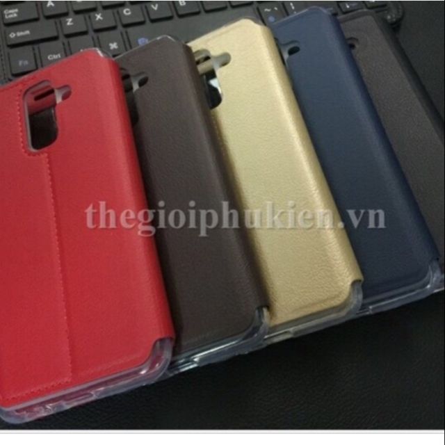 Bao da onjess cho samsung A6 plus 2018 tặng kèm kính cường lực