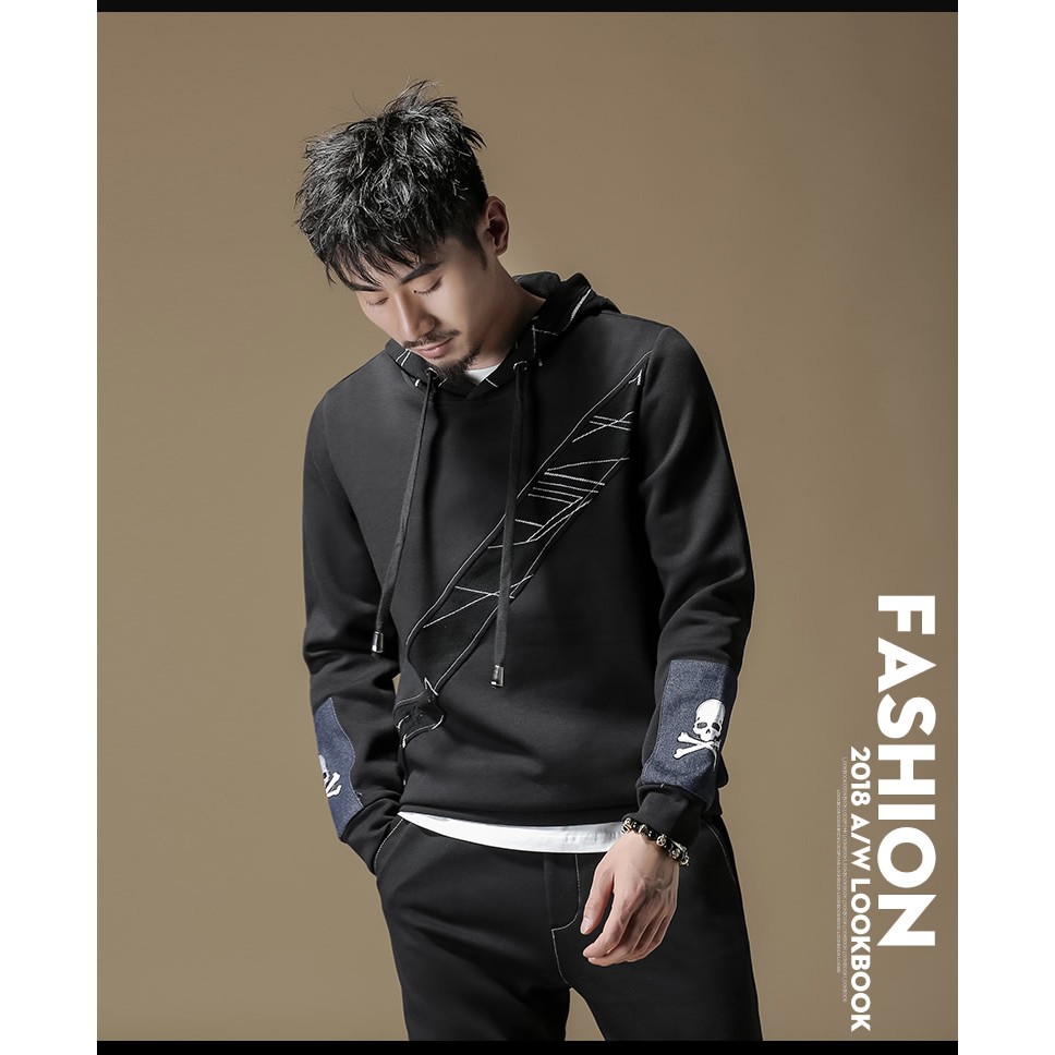 Áo hoodie đầu lâu 4YOUNG | BigBuy360 - bigbuy360.vn
