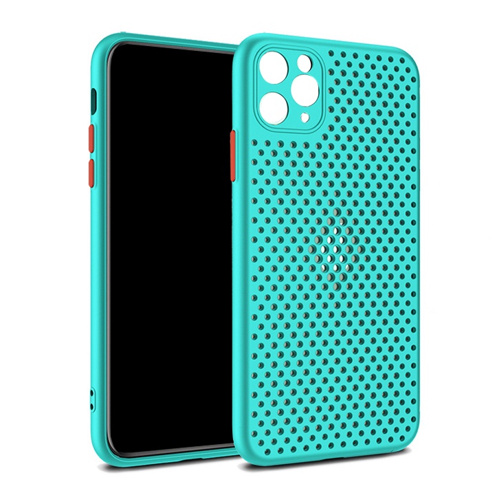 [Đỏ/Xanh Dương] Ốp Lưng Tản Nhiệt TPU Dẻo iP6/7/8/6P/7P/8P/X/XS/XR/XSMax/11/12/13 Đủ Dòng Máy - Mã TZAC263