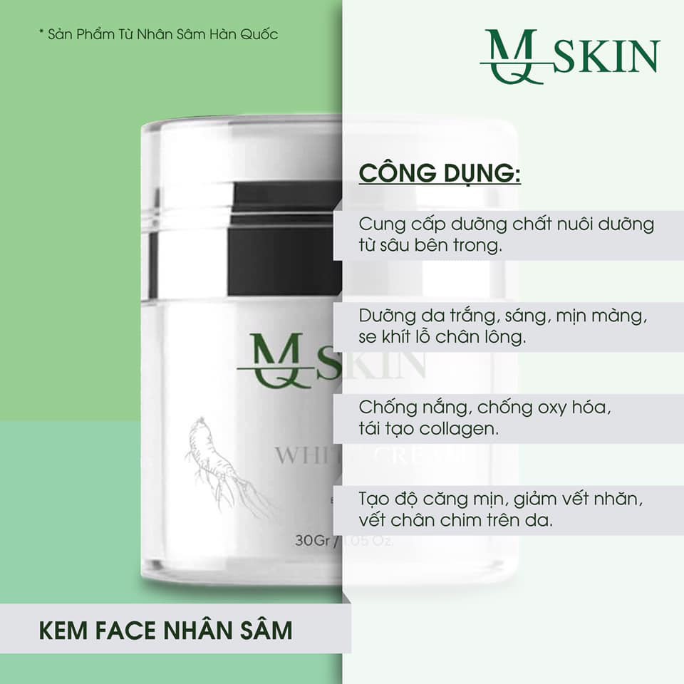 [CHÍNH HÃNG] Kem Face Nhân Sâm MQ Skin Hàn Quốc | BigBuy360 - bigbuy360.vn