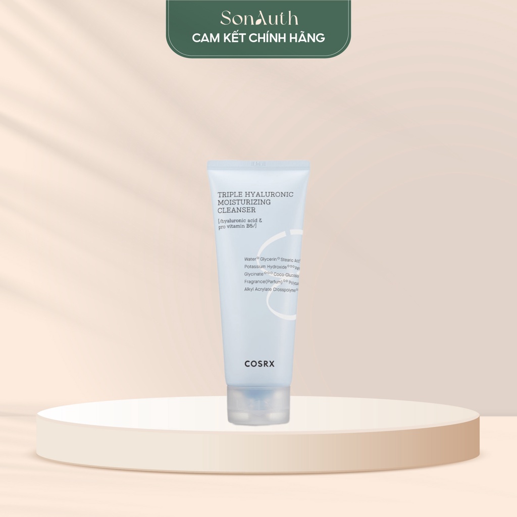 Sữa rửa mặt Cosrx Triple Hyaluronic Moisturizing Cleanser 150ml