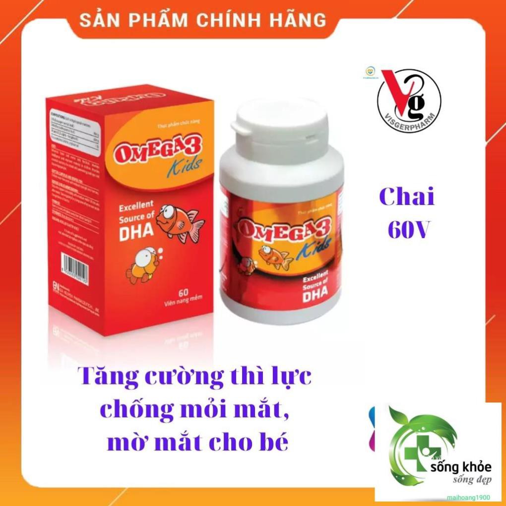 Omega 3 Kids- Tăng cường thị lực, chống mỏi mắt,Giúp sáng mắt, phòng ngừa cận thị tăng cường phát triển não bộ