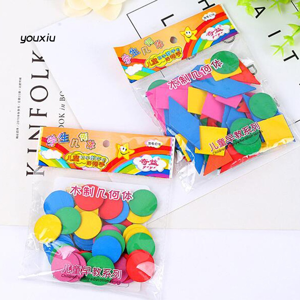 ♚Phụ Kiện Chuyên Dụng Dành Cho YJY YJY♚Đồ Chơi Dạy Toán Nhiều Màu Sắc Bằng Gỗ Hình Tròn Dành Cho Trẻ Em