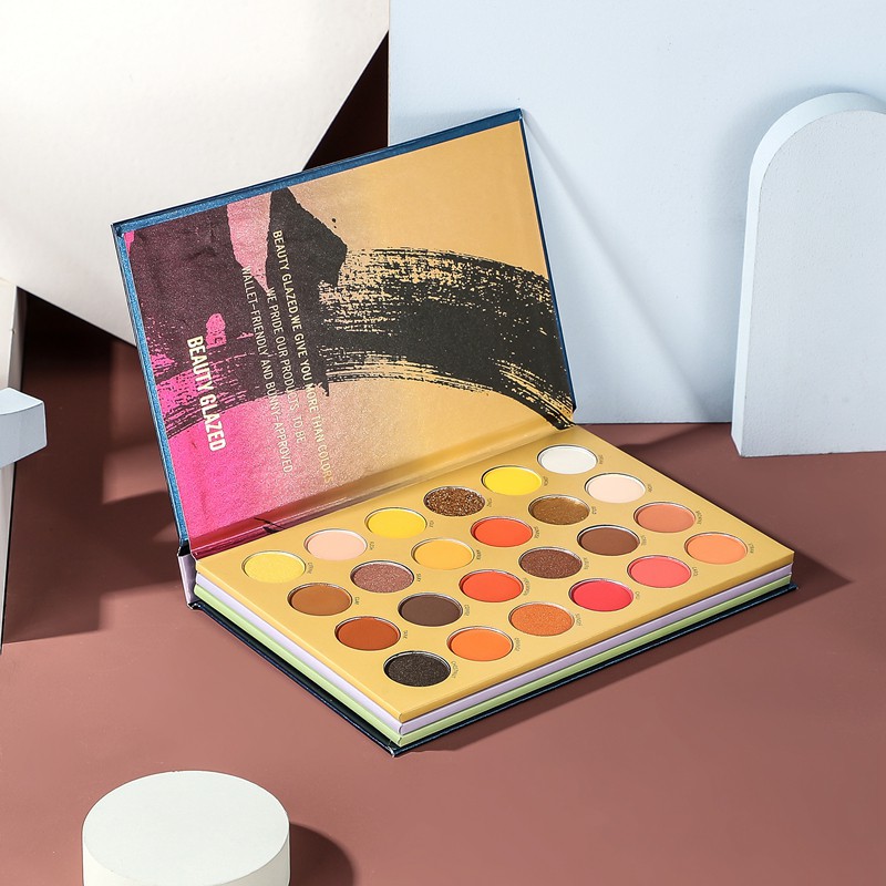 BEAUTY GLAZED Makeup Eye shadow Palette Color Shades 72 color Shimmer Glitter Eyeshadow Palette Cosmetics