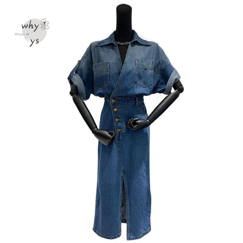 Đầm Denim Dáng Ôm Phong Cách Thời Trang Mới Dành Cho Nữ