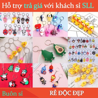 Móc khóa nhiều hình dễ thương nguồn hàng móc khóa buôn sỉ