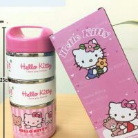 Camen giữ nhiệt 3 tầng Hello Kitty & Doremon