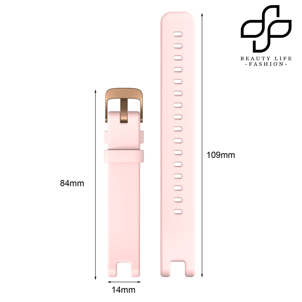 Dây đeo thay thế bằng silicone 14mm cho Garmin LilY
