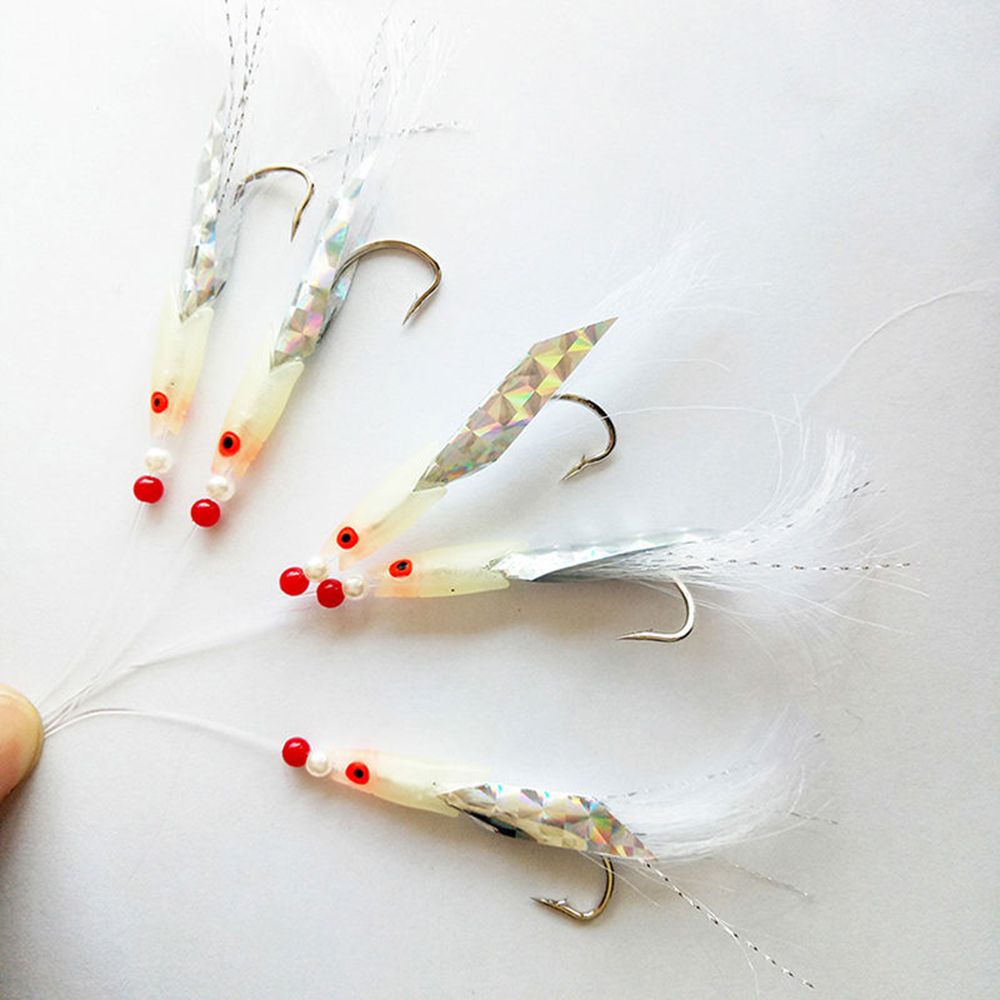 Bộ 5 Móc Câu Phát Sáng Bằng Thép Carbon Chất Lượng Cao