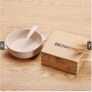 Bộ bát kèm thìa lúa mạch Brown
