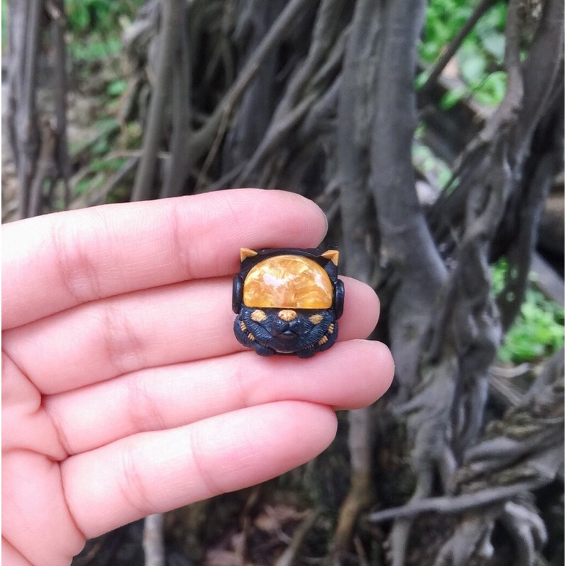 keycap sirius tông màu đen vàng nhũ