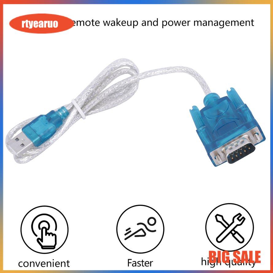 Dây cáp chuyển đổi USB 2.0 sang Serial Rs232 Ch340 9pin