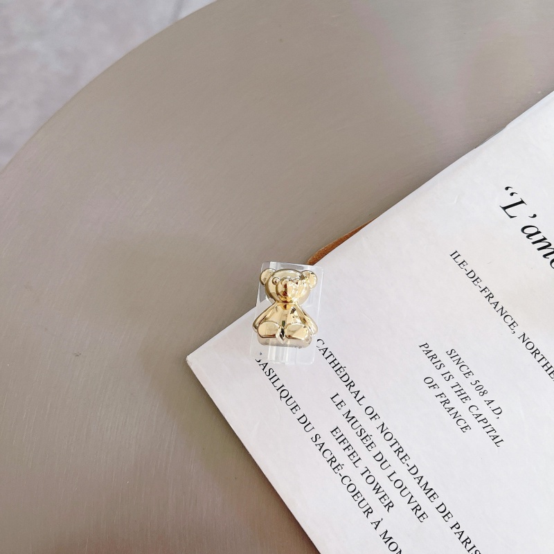 Vỏ Bọc Bảo Vệ Dây Cáp Sạc USB Trong Suốt Hình Gấu Hoạt Hình Dễ Thương